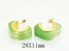 HY Wholesale Earrings Jewelry 316L Stainless Steel Earrings Jewelry-HY80E1546PE