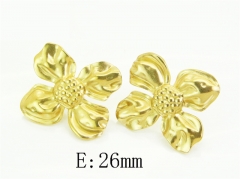 HY Wholesale Earrings Jewelry 316L Stainless Steel Earrings Jewelry-HY89E0586CJO