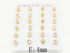 HY Wholesale Earrings Jewelry 316L Stainless Steel Earrings Jewelry-HY94E0370OY