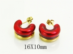 HY Wholesale Earrings Jewelry 316L Stainless Steel Earrings Jewelry-HY94E0311OG