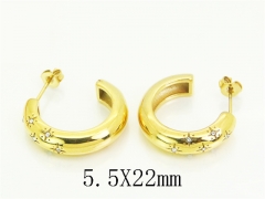 HY Wholesale Earrings Jewelry 316L Stainless Steel Earrings Jewelry-HY48E0091HHZ