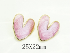 HY Wholesale Earrings Jewelry 316L Stainless Steel Earrings Jewelry-HY80E1556OY