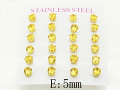 HY Wholesale Earrings Jewelry 316L Stainless Steel Earrings Jewelry-HY94E0365PG