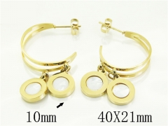 HY Wholesale Earrings Jewelry 316L Stainless Steel Earrings Jewelry-HY09E0347VML