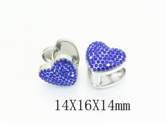 HY Wholesale Earrings Jewelry 316L Stainless Steel Earrings Jewelry-HY30E2227HMB