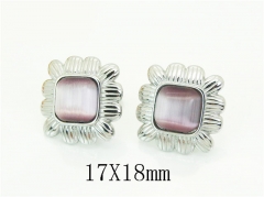 HY Wholesale Earrings Jewelry 316L Stainless Steel Earrings Jewelry-HY80E1632SLL