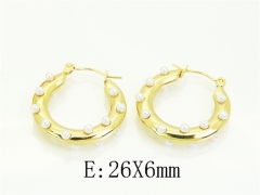 HY Wholesale Earrings Jewelry 316L Stainless Steel Earrings Jewelry-HY80E1517NW