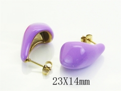 HY Wholesale Earrings Jewelry 316L Stainless Steel Earrings Jewelry-HY94E0274OT