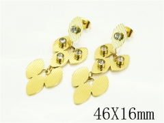 HY Wholesale Earrings Jewelry 316L Stainless Steel Earrings Jewelry-HY80E1608PL