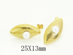 HY Wholesale Earrings Jewelry 316L Stainless Steel Earrings Jewelry-HY13E0070PW