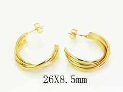 HY Wholesale Earrings Jewelry 316L Stainless Steel Earrings Jewelry-HY60E2062DKL