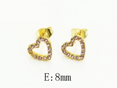 HY Wholesale Earrings Jewelry 316L Stainless Steel Earrings Jewelry-HY12E0435CIL