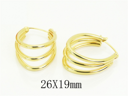 HY Wholesale Earrings Jewelry 316L Stainless Steel Earrings Jewelry-HY58E2023KB