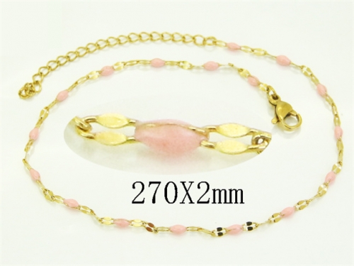 HY Wholesale Anklet Stainless Steel 316L Fashion Jewelry-HY53B0262IOV