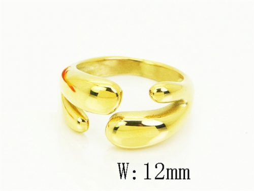 HY Wholesale Rings Jewelry Stainless Steel 316L Rings-HY30R0111OR