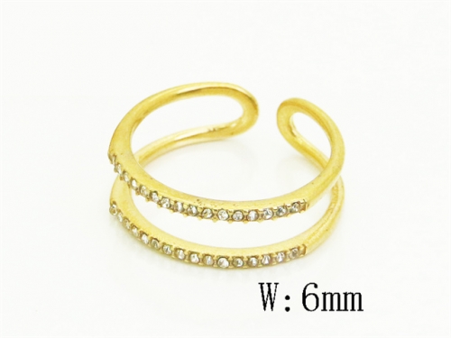 HY Wholesale Rings Jewelry Stainless Steel 316L Rings-HY15R2870ENO