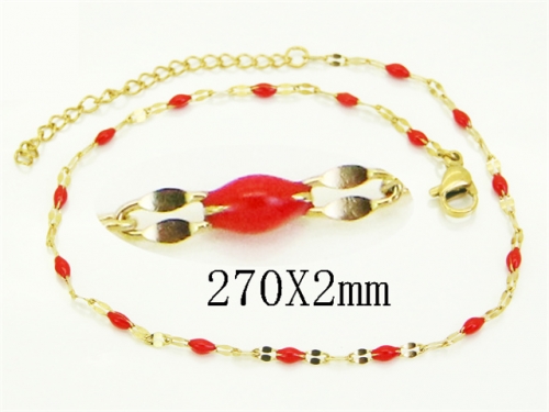 HY Wholesale Anklet Stainless Steel 316L Fashion Jewelry-HY53B0263IOB