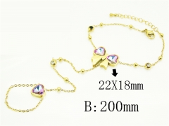 HY Wholesale Bracelets 316L Stainless Steel Jewelry Bracelets-HY32B1293HRL