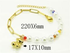 HY Wholesale Bracelets 316L Stainless Steel Jewelry Bracelets-HY02B0106HHS