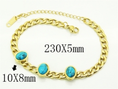 HY Wholesale Bracelets 316L Stainless Steel Jewelry Bracelets-HY24B0302NL