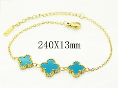 HY Wholesale Bracelets 316L Stainless Steel Jewelry Bracelets-HY94B0237BLL