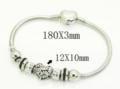 HY Wholesale Bracelets 316L Stainless Steel Jewelry Bracelets-HY12B0456HOY