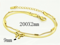 HY Wholesale Bracelets 316L Stainless Steel Jewelry Bracelets-HY30B0223OL