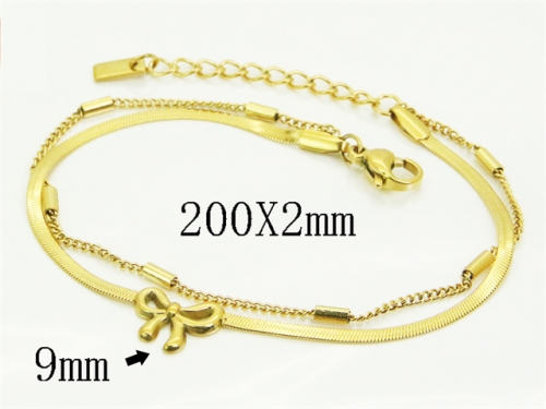 HY Wholesale Bracelets 316L Stainless Steel Jewelry Bracelets-HY30B0223OL