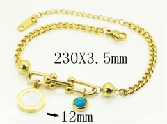 HY Wholesale Bracelets 316L Stainless Steel Jewelry Bracelets-HY41B0232HRL