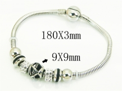 HY Wholesale Bracelets 316L Stainless Steel Jewelry Bracelets-HY12B0449HOQ