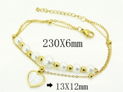 HY Wholesale Bracelets 316L Stainless Steel Jewelry Bracelets-HY24B0311PE