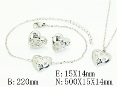 HY Wholesale Jewelry Set 316L Stainless Steel jewelry Set Fashion Jewelry-HY59S2576HIW