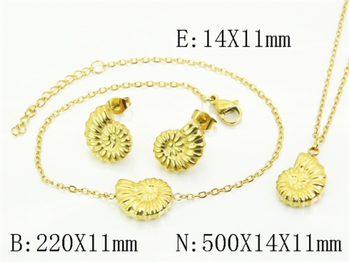 HY Wholesale Jewelry Set 316L Stainless Steel jewelry Set Fashion Jewelry-HY59S2583HEW