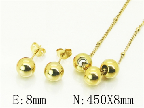 HY Wholesale Jewelry Set 316L Stainless Steel jewelry Set Fashion Jewelry-HY45S0151MC