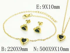 HY Wholesale Jewelry Set 316L Stainless Steel jewelry Set Fashion Jewelry-HY59S2585H1T