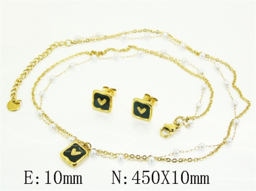 HY Wholesale Jewelry Set 316L Stainless Steel jewelry Set Fashion Jewelry-HY30S0208HML