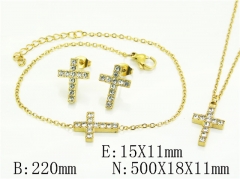 HY Wholesale Jewelry Set 316L Stainless Steel jewelry Set Fashion Jewelry-HY59S2575HJW