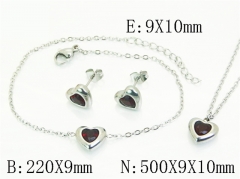 HY Wholesale Jewelry Set 316L Stainless Steel jewelry Set Fashion Jewelry-HY59S2581H0T