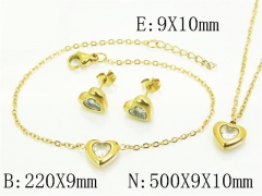 HY Wholesale Jewelry Set 316L Stainless Steel jewelry Set Fashion Jewelry-HY59S2584H1R