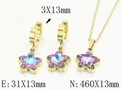 HY Wholesale Jewelry Set 316L Stainless Steel jewelry Set Fashion Jewelry-HY32S0216H1L