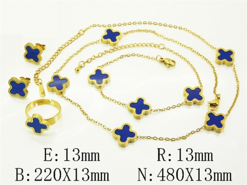 HY Wholesale Jewelry Set 316L Stainless Steel jewelry Set Fashion Jewelry-HY94S0136HLR