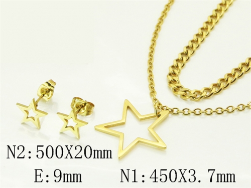 HY Wholesale Jewelry Set 316L Stainless Steel jewelry Set Fashion Jewelry-HY45S0169PT