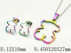 HY Wholesale Jewelry Set 316L Stainless Steel jewelry Set Fashion Jewelry-HY02S2915NR