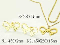 HY Wholesale Jewelry Set 316L Stainless Steel jewelry Set Fashion Jewelry-HY45S0173HHV