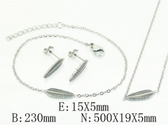 HY Wholesale Jewelry Set 316L Stainless Steel jewelry Set Fashion Jewelry-HY59S2570OR