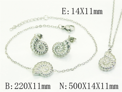 HY Wholesale Jewelry Set 316L Stainless Steel jewelry Set Fashion Jewelry-HY59S2578PR