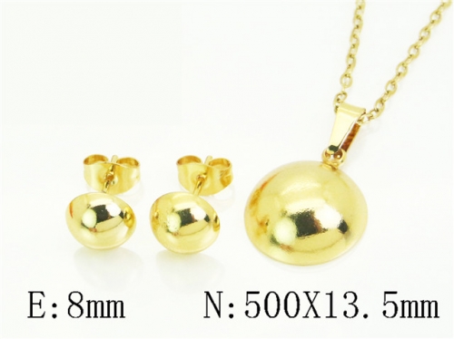 HY Wholesale Jewelry Set 316L Stainless Steel jewelry Set Fashion Jewelry-HY58S0175K