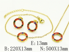 HY Wholesale Jewelry Set 316L Stainless Steel jewelry Set Fashion Jewelry-HY59S2568HKR