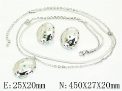 HY Wholesale Jewelry Set 316L Stainless Steel jewelry Set Fashion Jewelry-HY30S0204IEE