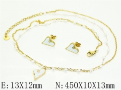 HY Wholesale Jewelry Set 316L Stainless Steel jewelry Set Fashion Jewelry-HY30S0205HNV